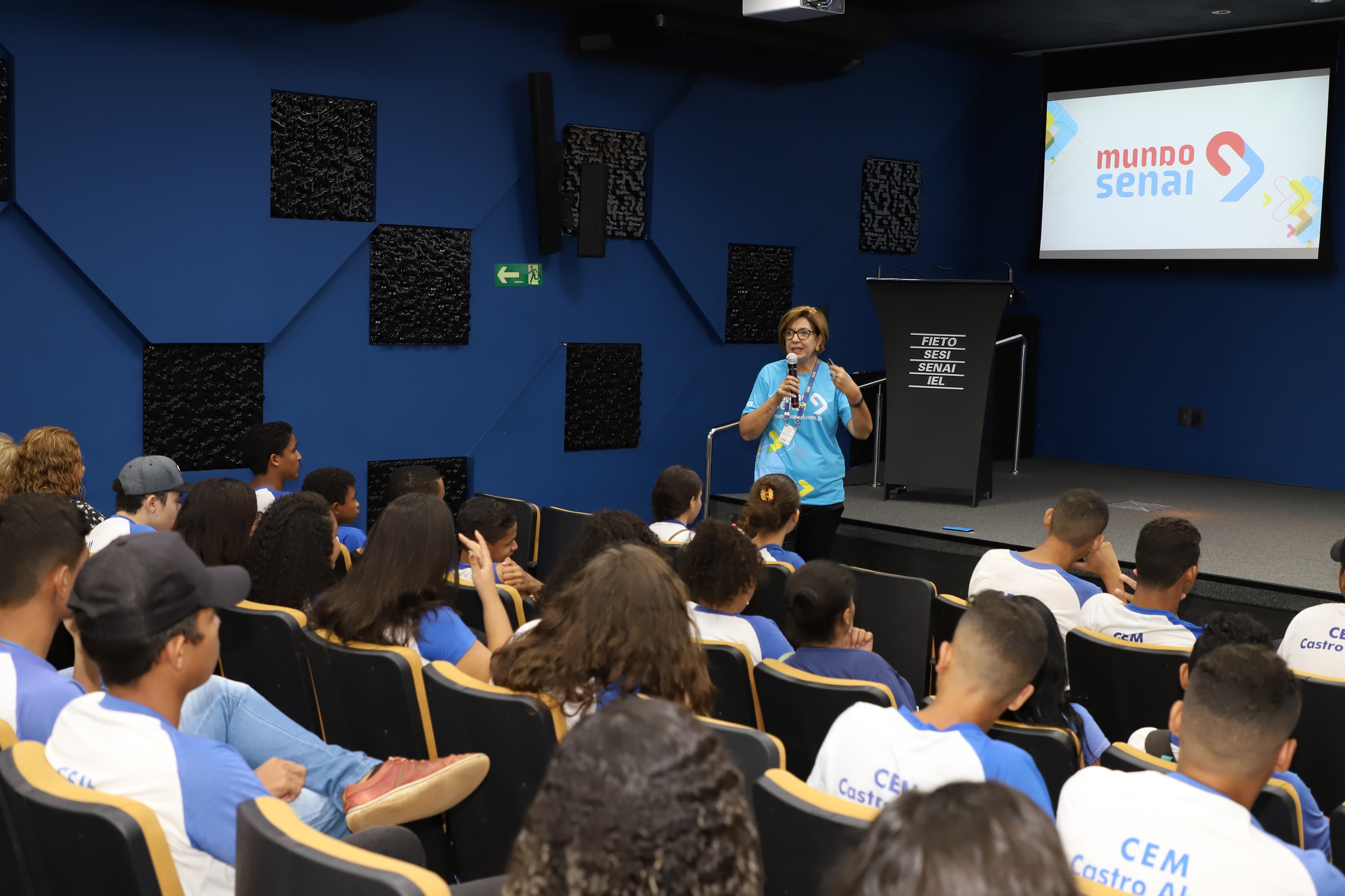 Palestras também fazem parte da programação do Mundo SENAI